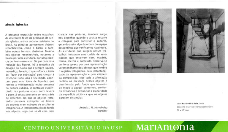 Catálogo | Centro Universitário da USP Mariantonia | São Paulo, SP - Brasil | 2008
