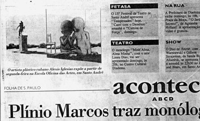 Folha de SP | Escola Oficina de Artes | São Bernardo do Campo, SP - Brasil | 1995